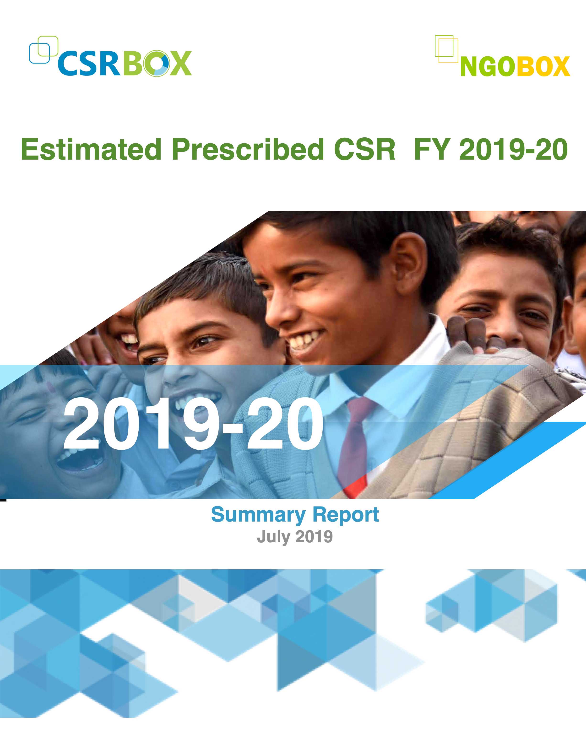 Estimated Prescribeid CSR of big 500 companies FY 2019-20